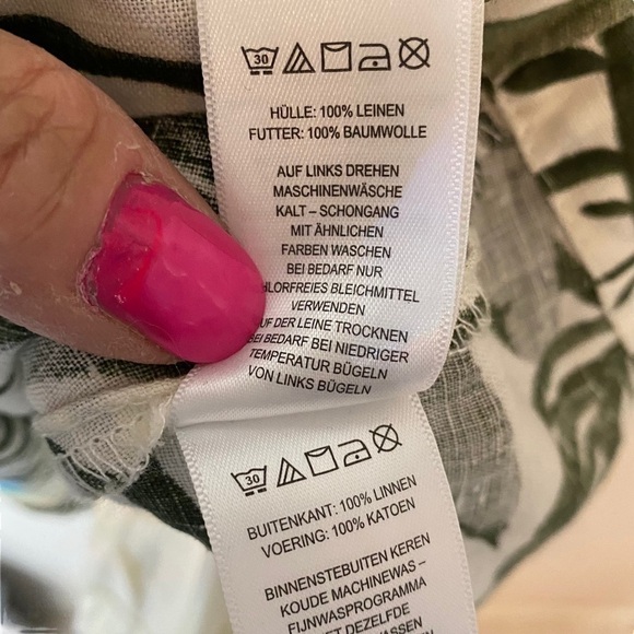 NWT C&C linen dress beach coverup vaca travel size XS - Picture 6 of 8